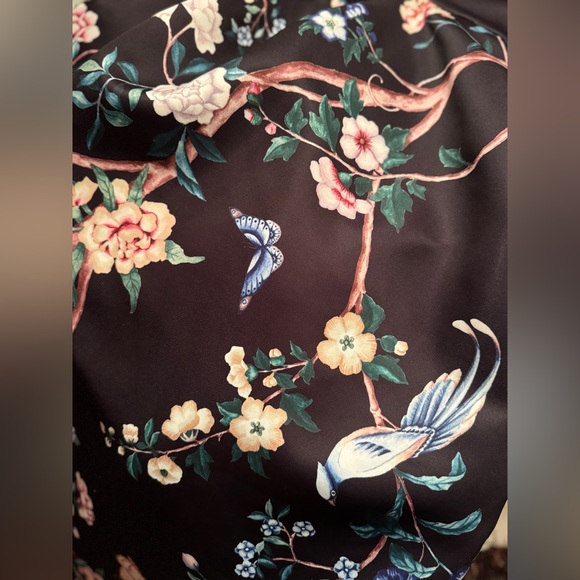 Marchesa Strapless Floral Gown - Picture 11 of 12